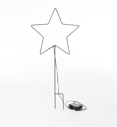 LED stjerne på pinne 70 cm LED stjerne på pinne 70 cm